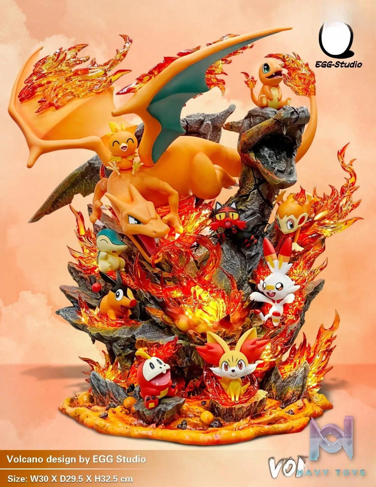 EGG Studio – Pokémon Fire Family Barrel – Valley Charizard