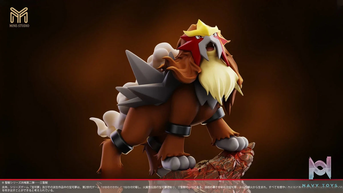 Mine Studio – Pokémon Legendary Pokémon #2 Three sacred Entei & Suicune & Raikou