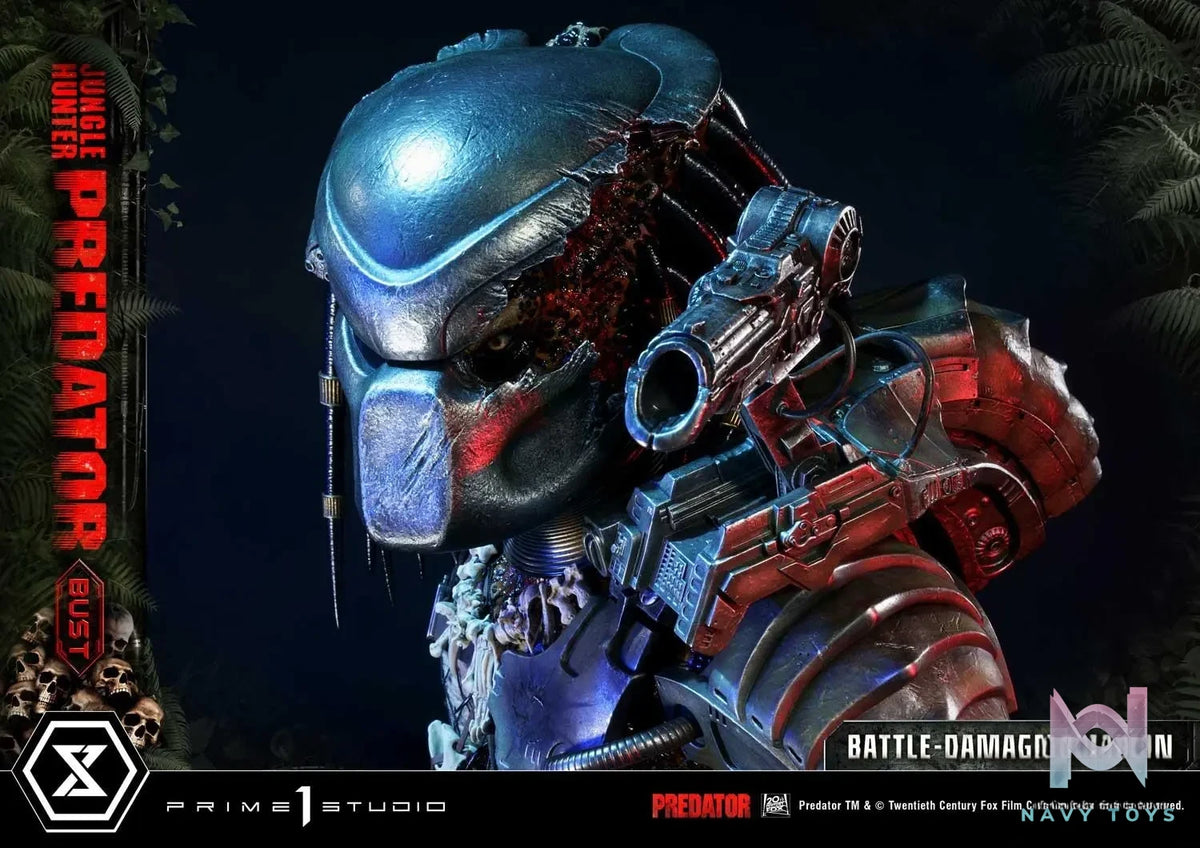 Prime 1 Studio – Premium Bust Predator (Film) Jungle Hunter Predator Battle-Damaged PBPR-03 (Licensed)