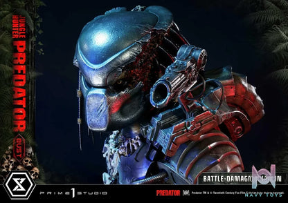 Prime 1 Studio – Premium Bust Predator (Film) Jungle Hunter Predator Battle-Damaged PBPR-03 (Licensed)