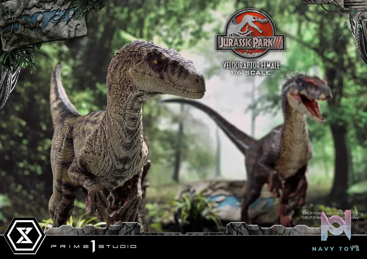 Prime 1 Studio – Legacy Museum Collection Jurassic Park III (Film) Velociraptor Female LMCJP-11 LMCJP-11S (Licensed)