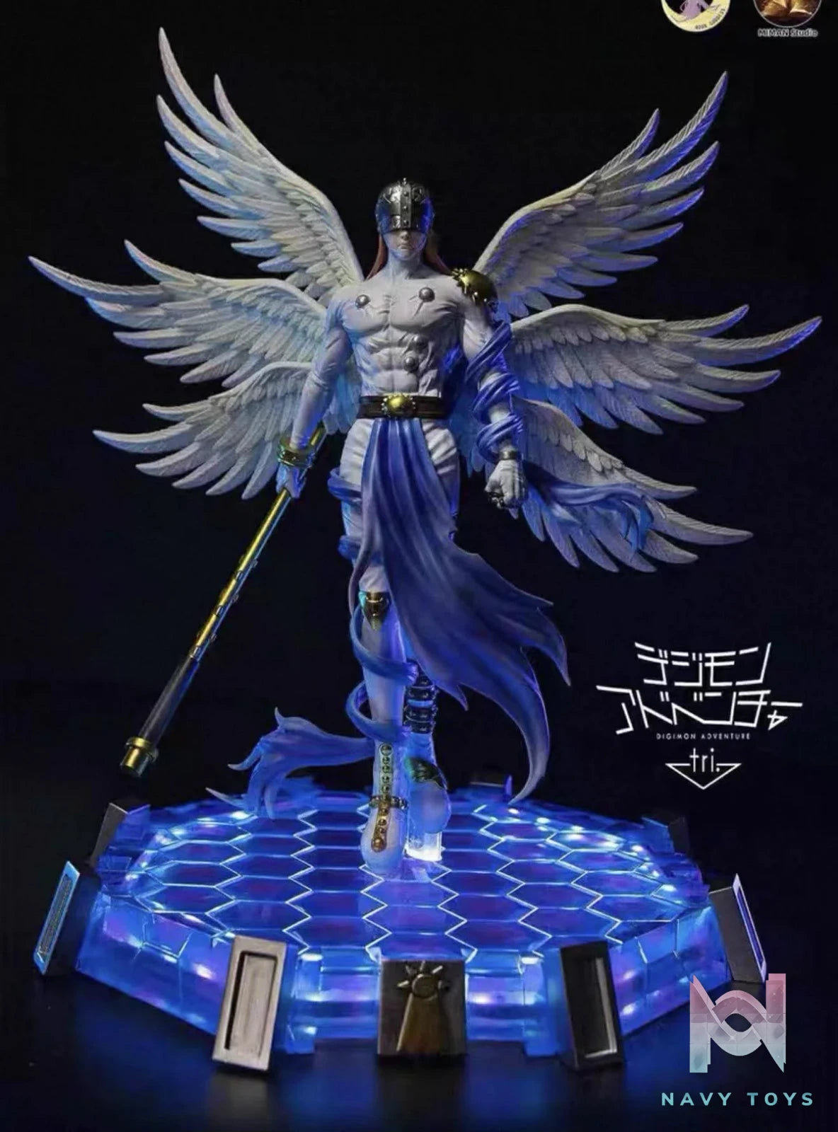 Digimon Angelomon & Angelo of Luna Temple - Digimon - YYGK Studio ( Sale 50%) resin statue Navy Toys anime figure