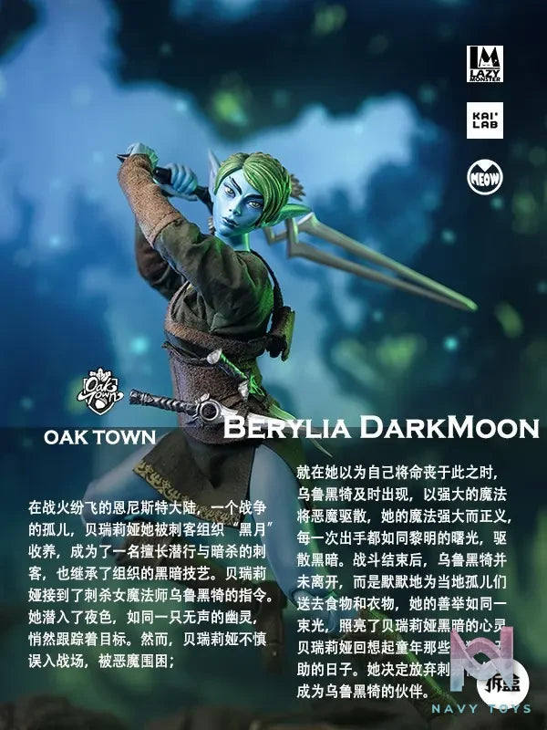 Lazy Monster Studio – Oak town Berylia Dark Moon Assassin & Sorceress (Licensed)