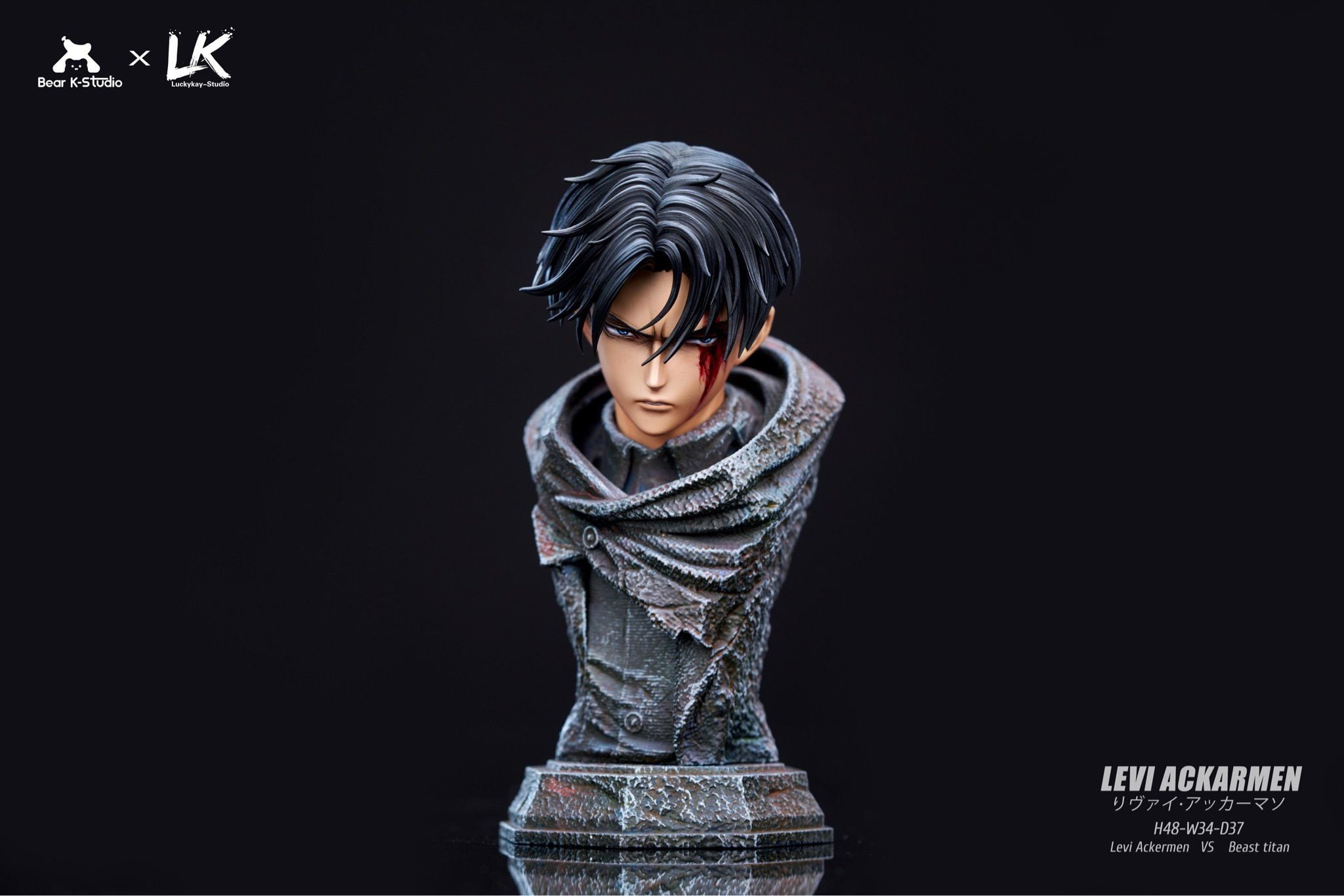 Levi Ackerman - Attack on Titan - Bear K Studio x LK Studio resin statue bear k Studio x Lk Studio anime figure
