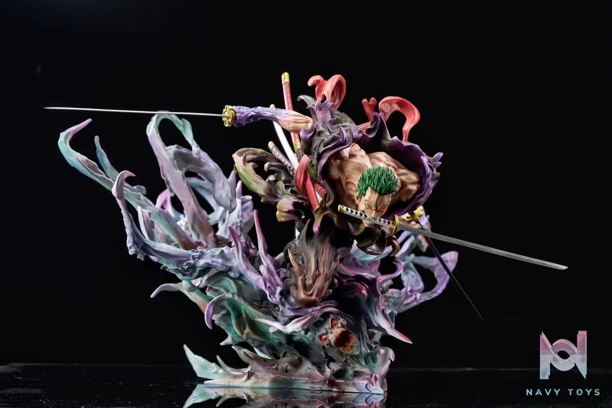 TK Studio - One Piece Sprint Roronoa Zoro resin statue Navy Toys anime figure