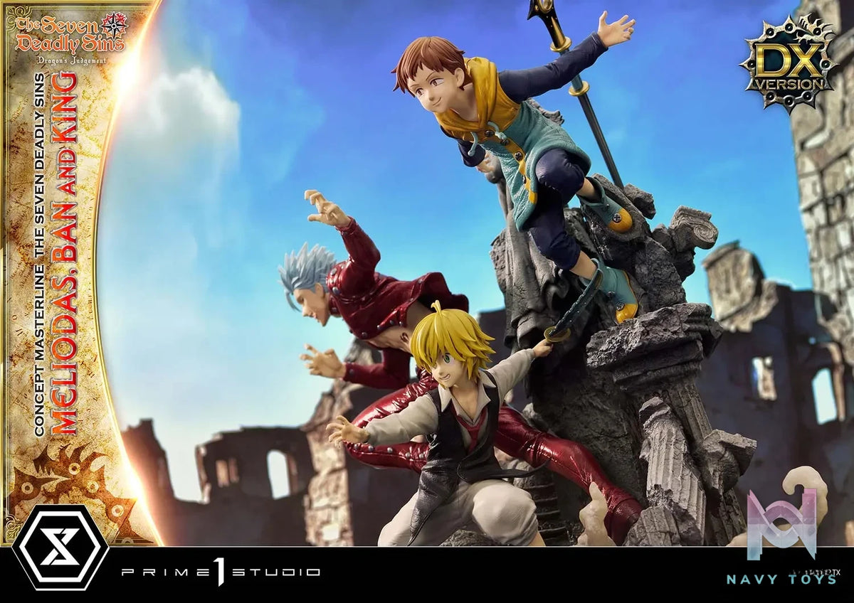 Prime 1 Studio – Concept Masterline The Seven Deadly Sins Meliodas, Ban and King CMNTZ-01 CMNTZ-01DXS (Licensed)