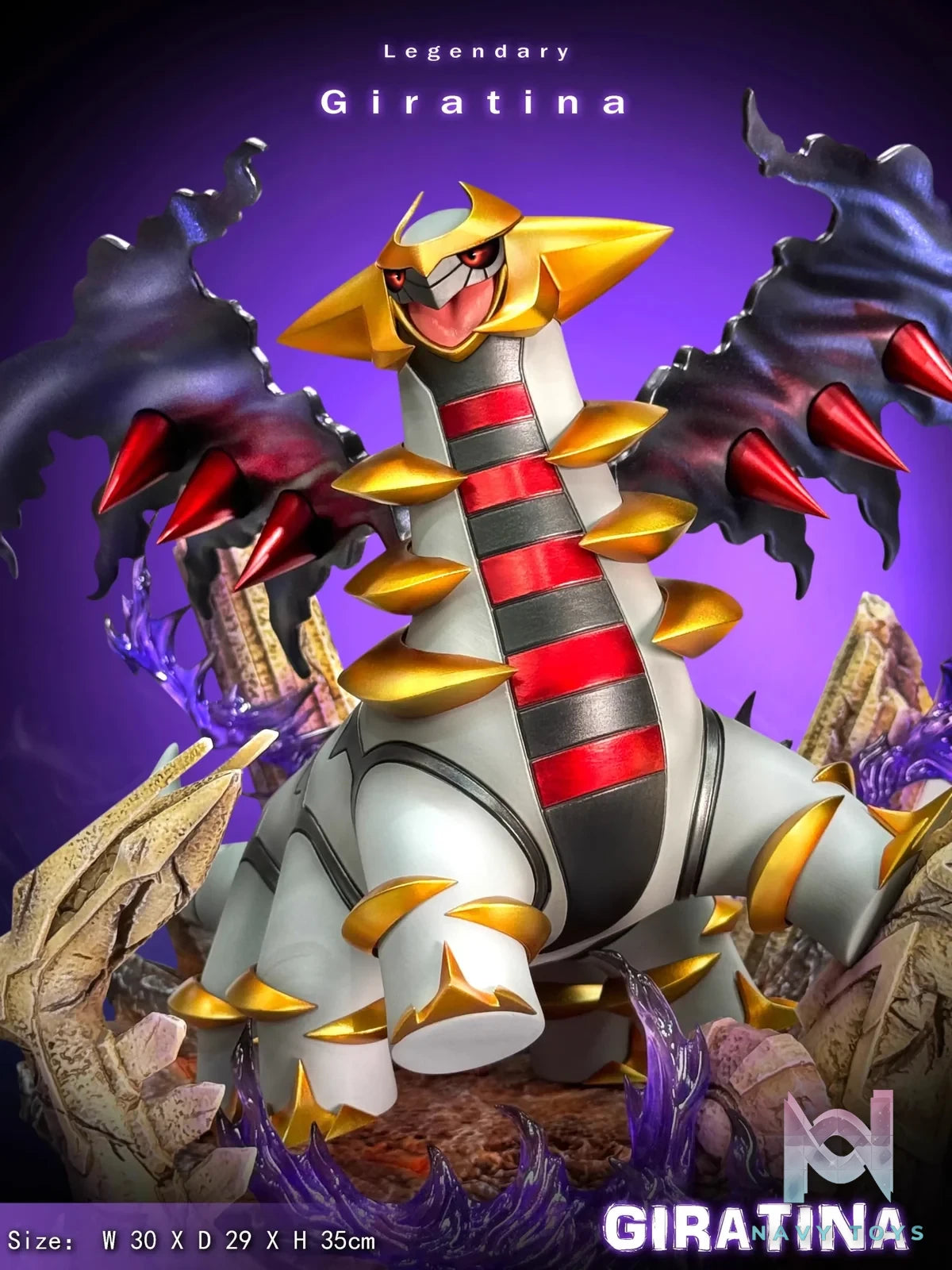PPAP Studio - Pokémon Ghost Dragon's Threat resin statue Navy Toys anime figure