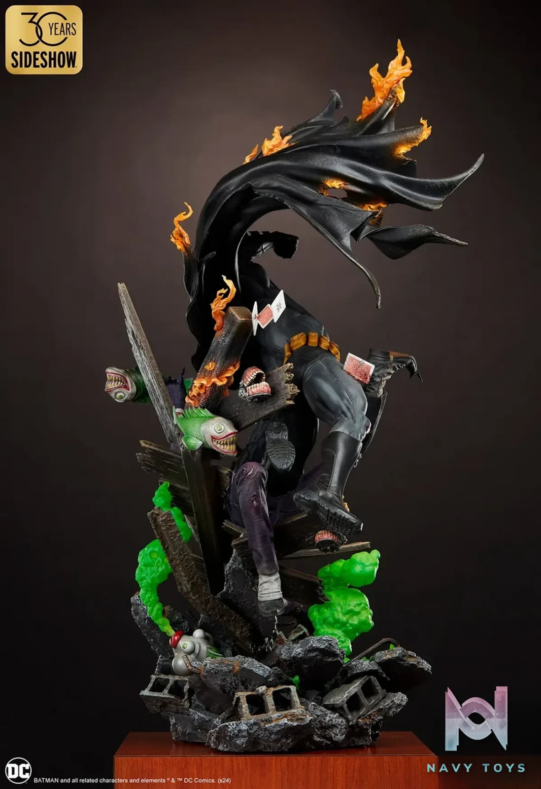 Sideshow Collectibles – DC Comics 32-inch Batman vs. Joker (Licensed)