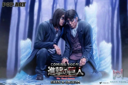 POP.ART Studio - Eren X Grisha Attack on Titan resin statue Navy Toys anime figure