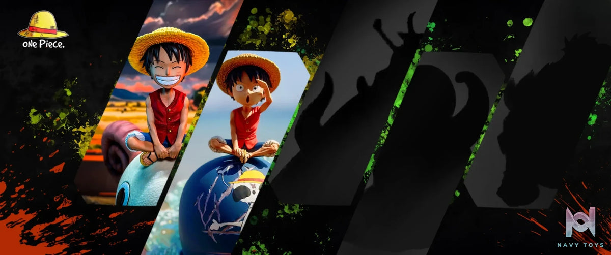 One Piece Studio – One Piece Luffy Partner Series Laboon & Monkey D. Luffy