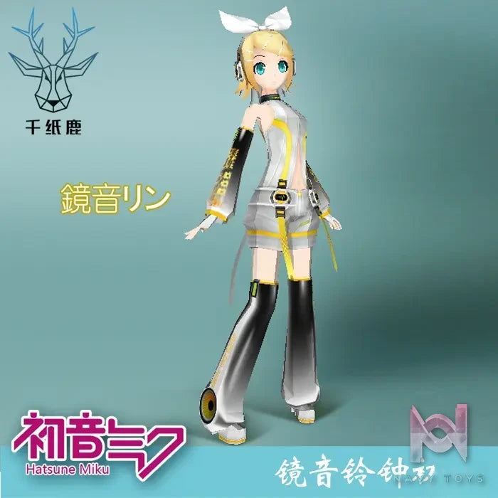 Qian Zhi Lu Studio – Hatsune Miku 3D Paper Model DIY Project Sekai
