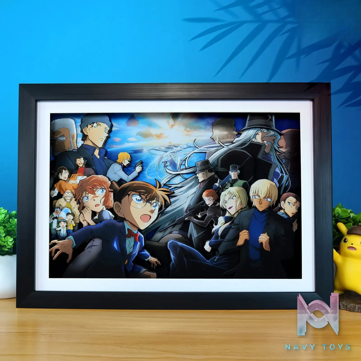 KALA HOME Studio – Detective Conan Multiple Characters #06 3D Decorative Painting Detective Conan