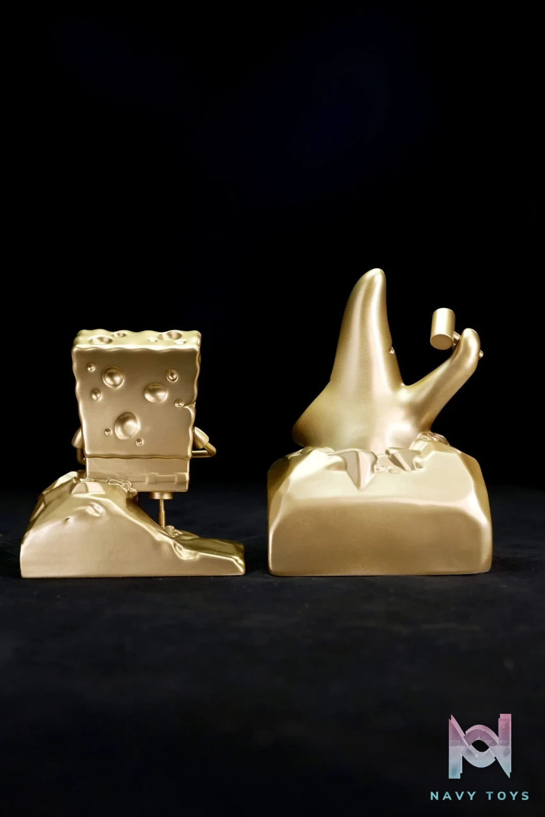Chao She Studio – SpongeBob SquarePants & Patrick Star Sculptor Series Gold Version