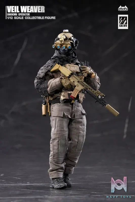 HASUKI – SALVO Series SA04 Veil Weaver 1/12 Complete Model Action Figure (Licensed)