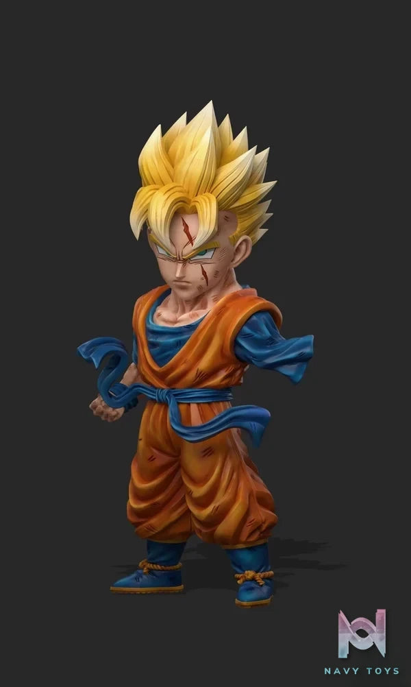 Power Studio - Dragon Ball Broken Arm Gohan resin statue Navy Toys anime figure