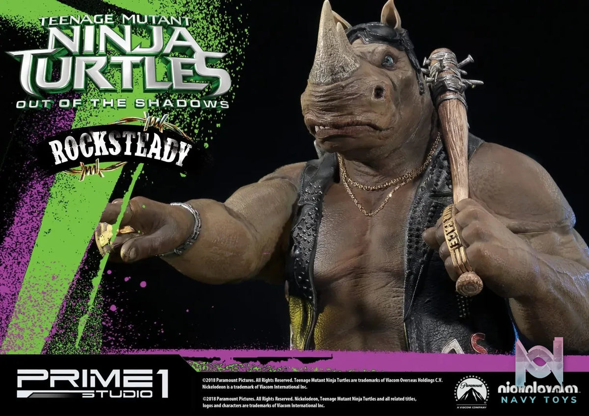 Prime 1 Studio – Premium Masterline Teenage Mutant Ninja Turtles: Out of the Shadows (Film) Rocksteady PMTMNT-02 (Licensed)