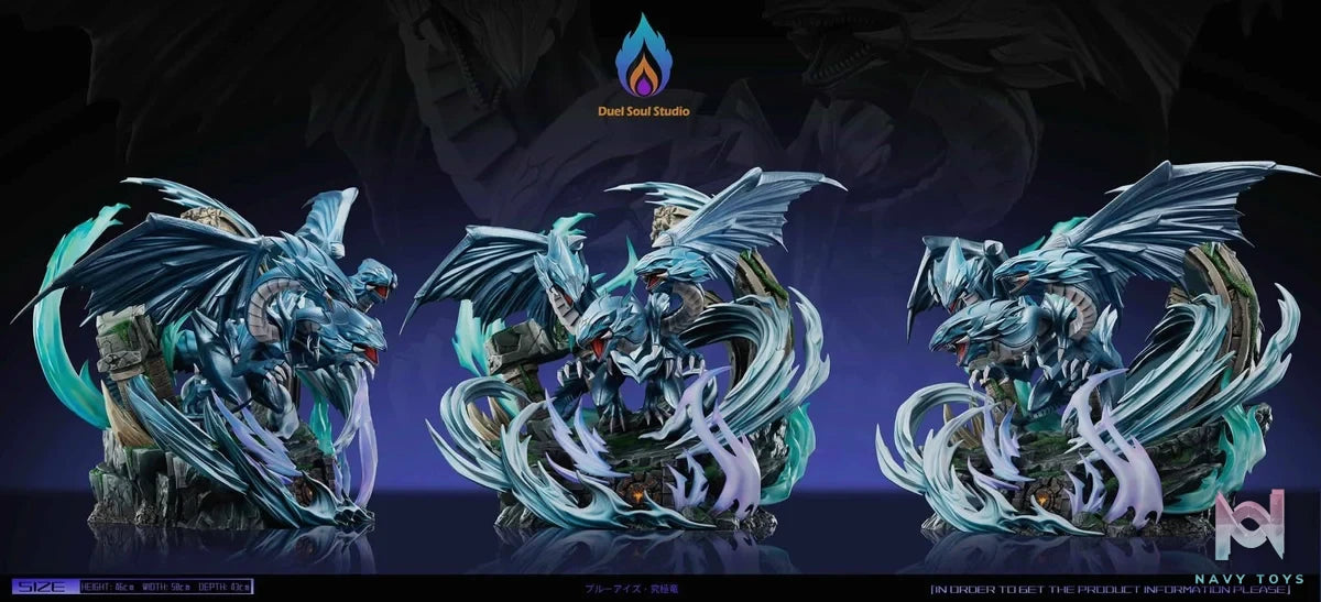 Blue Eyes Ultimate Dragon resin statue Duel Sould Studio anime figure