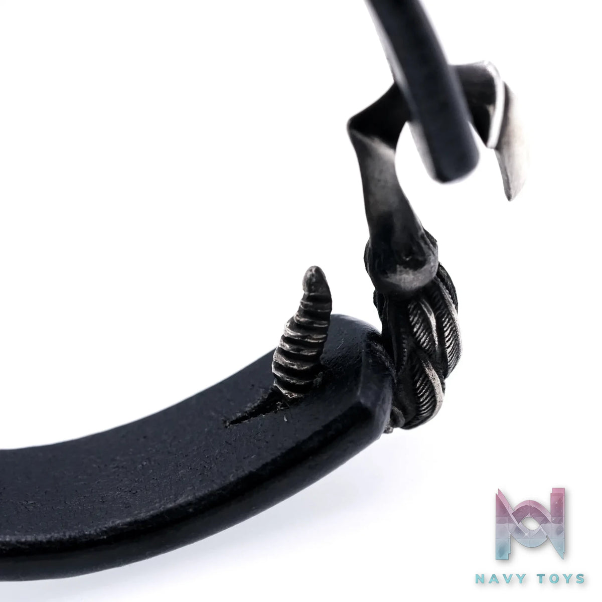 Raven Studio (silver jewelry) – Claw & Skull Leather Bracelet Original