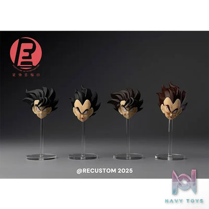 Recustom Studio – Dragon Ball Son Goku & Vegeta Beaten Double Head Sculpture Set