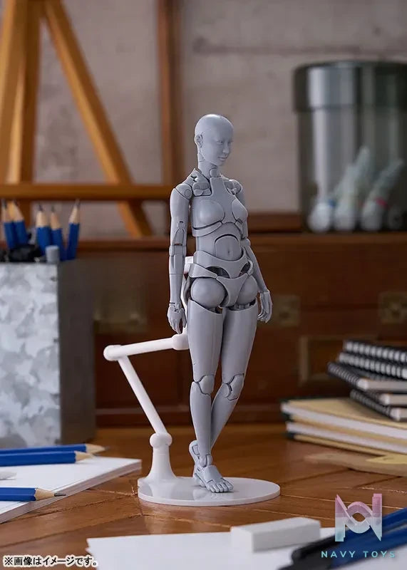 Max factory – Nishimura Style Drawing Doll Olive Gray X Olive FLESH (Licensed)