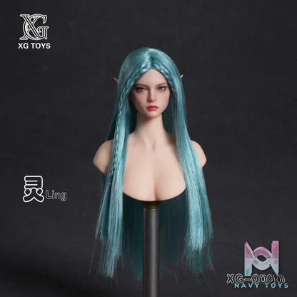 XG Toys – 1/6 Movable Eyes Elf Princess Head Sculpt XG-002 (Licensed)