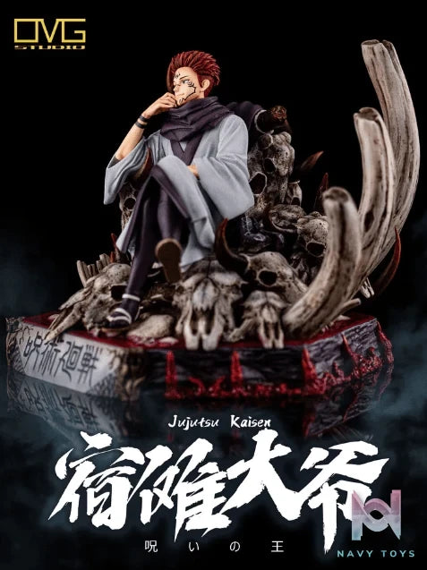 Ryomen Sukuna with Throne - OMG Studio resin statue omg studio anime figure