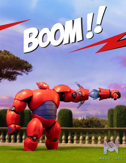 GONG Studio – Big Hero 6 Baymax Assembly Model – 18cm Buildable Action Figure (Licensed)