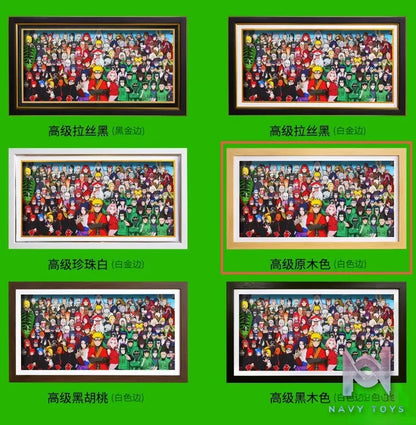 Yu Zhi Jiang Studio – Naruto Multiple Characters Series #1 3D Decorative Painting Naruto