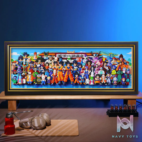 Yu Zhi Jiang Studio – Dragon Ball Multiple Characters Series #4 3D Decorative Painting Dragon Ball