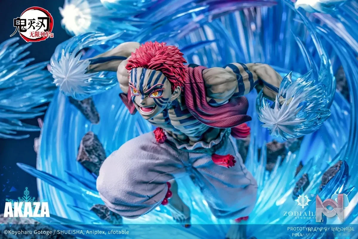 Zodiakos Studio & San Yue Shou Studio - Demon Slayer Akaza (Licensed) resin statue Navy Toys anime figure