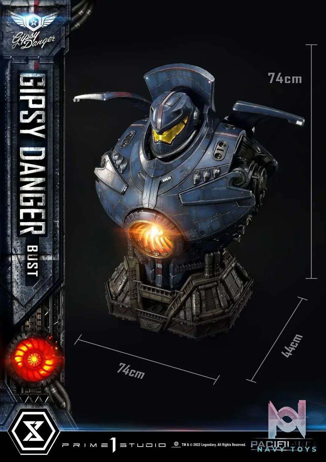 Prime 1 Studio – Life Size Bust Pacific Rim Gipsy Danger LSPACRIM-01 LSPACRIM-01DX (Licensed)
