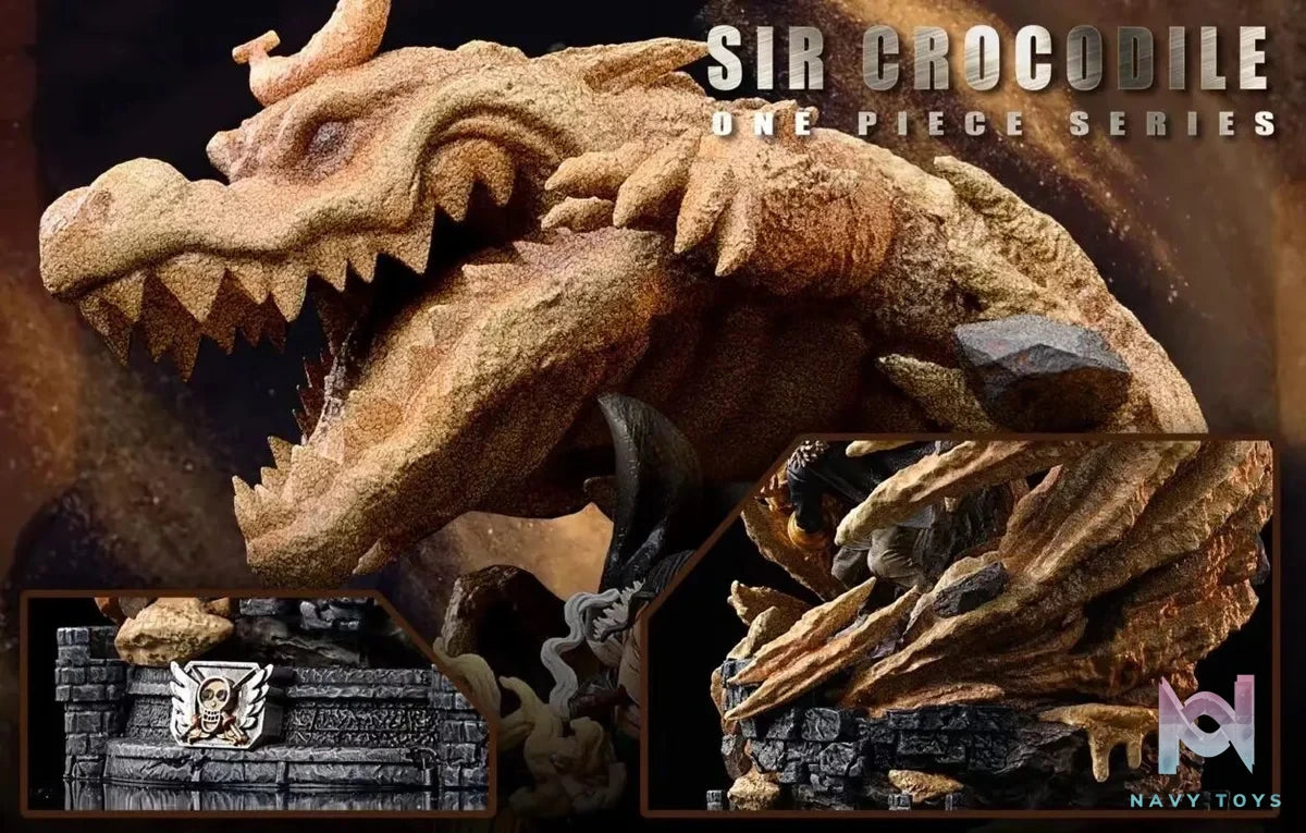 Sir Crocodile resin statue T - Rex Studio anime figure