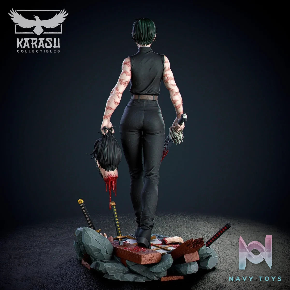 Zenin Maki - Jujutsu Kaisen - Karasu Studio resin statue Karasu Studio anime figure