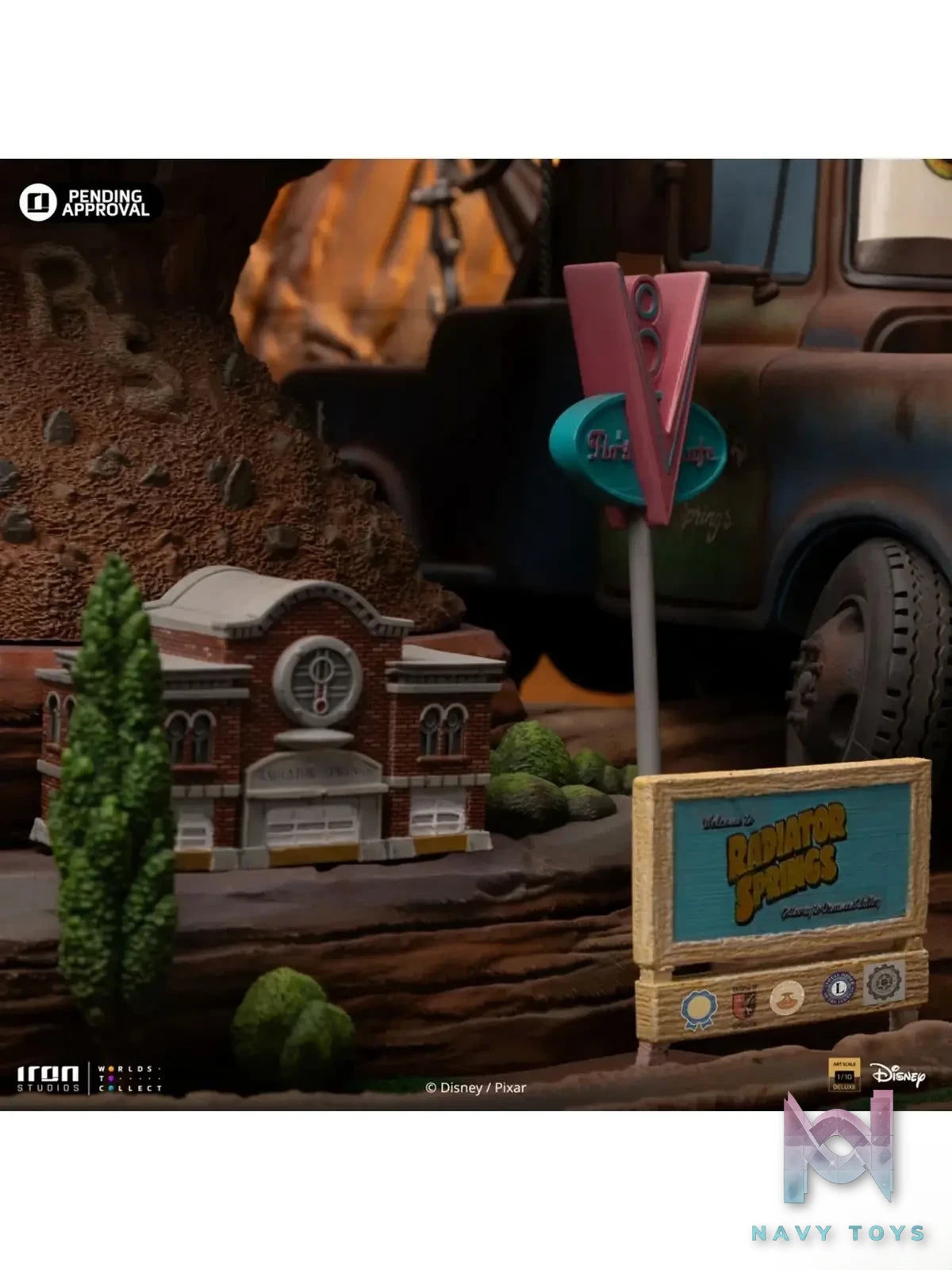 Iron Studio – Cars Lightning McQueen DSNEY114024 DSNEY113924-10 (Licensed)