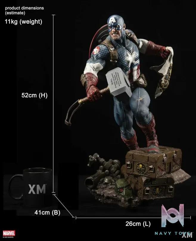 XM Studio – Ultimate Captain America 1/4 Scale Premium Collectible Statue Marvel (Licensed)