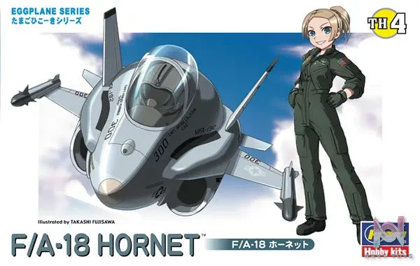 Hasegawa – Egg Plane – F/A-18 Hornet X F-4 Phantom II X P-51 Mustang Plastic Model (Licensed)