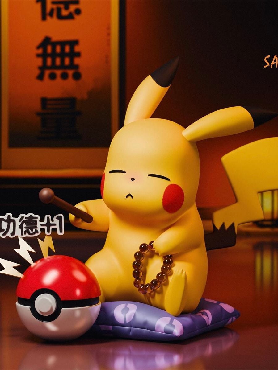 Pokemon Tapping the Mokugyo - Pokemon - SAKURA Studio resin statue Sakura Studio anime figure