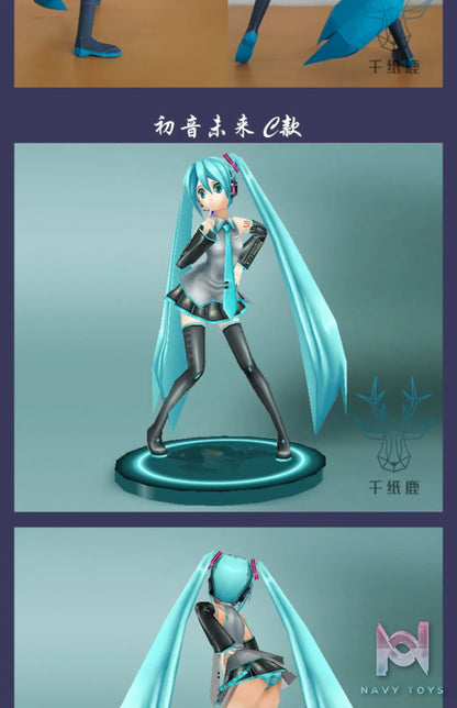 Qian Zhi Lu Studio – Hatsune Miku 3D Paper Model DIY Project Sekai