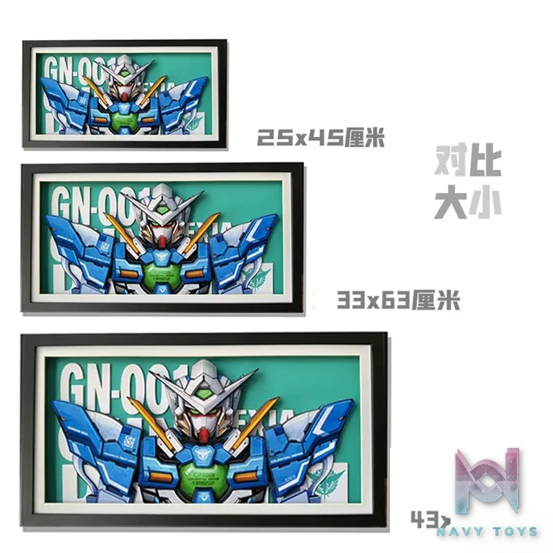 KALA HOME Studio – Gundam Exia 3D Decorative Painting Gundam