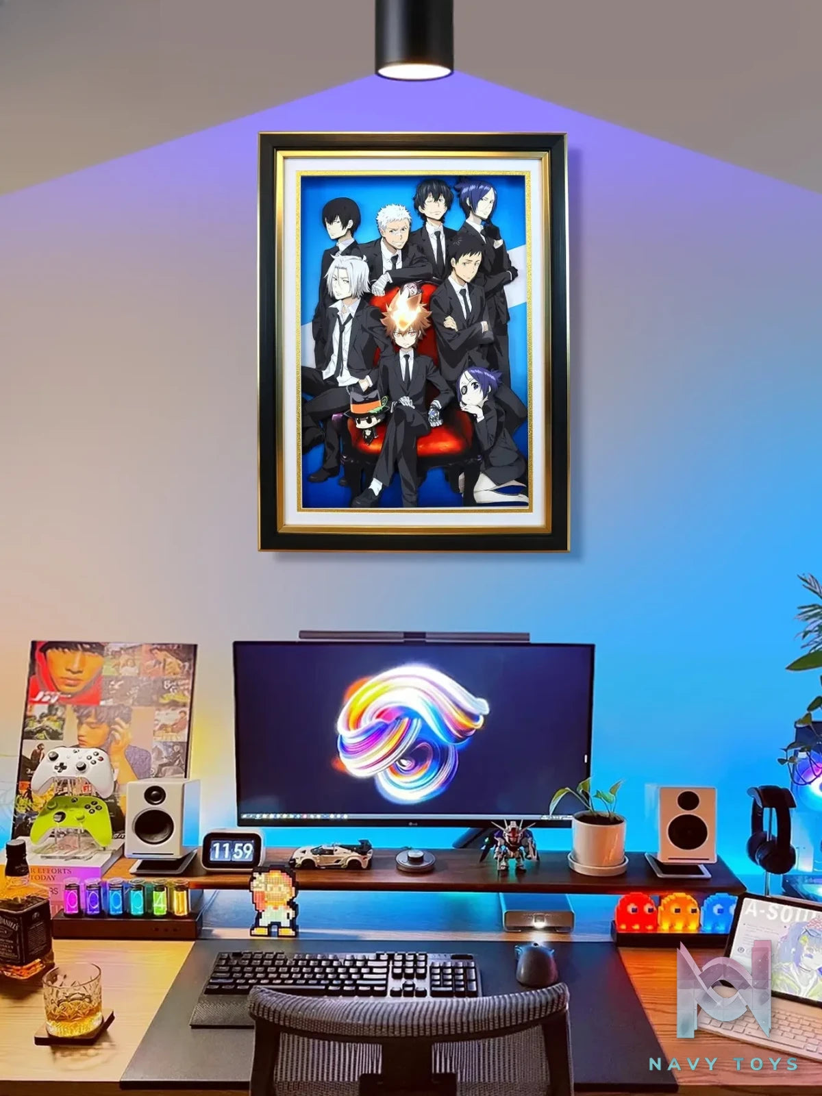 KALA HOME Studio – Katekyo Hitman Reborn! Multiple Characters #01 3D Decorative Painting Katekyo Hitman Reborn!