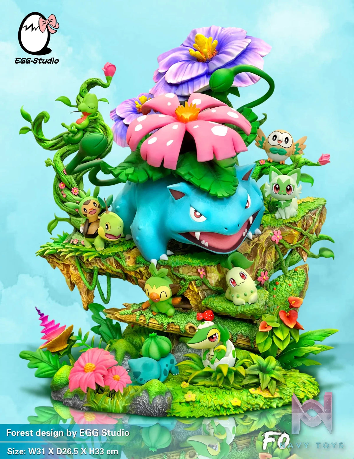 EGG Studio – Pokemon Grass Collection Forest Venusaur
