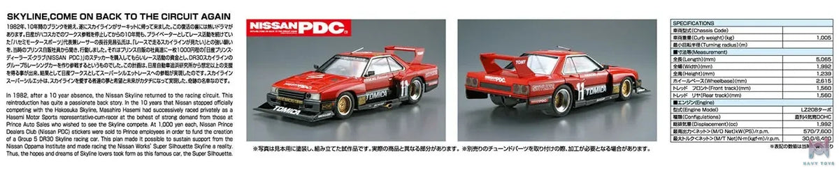 AOSHIMA – 1/24 Scale Car Model #2 (Licensed)