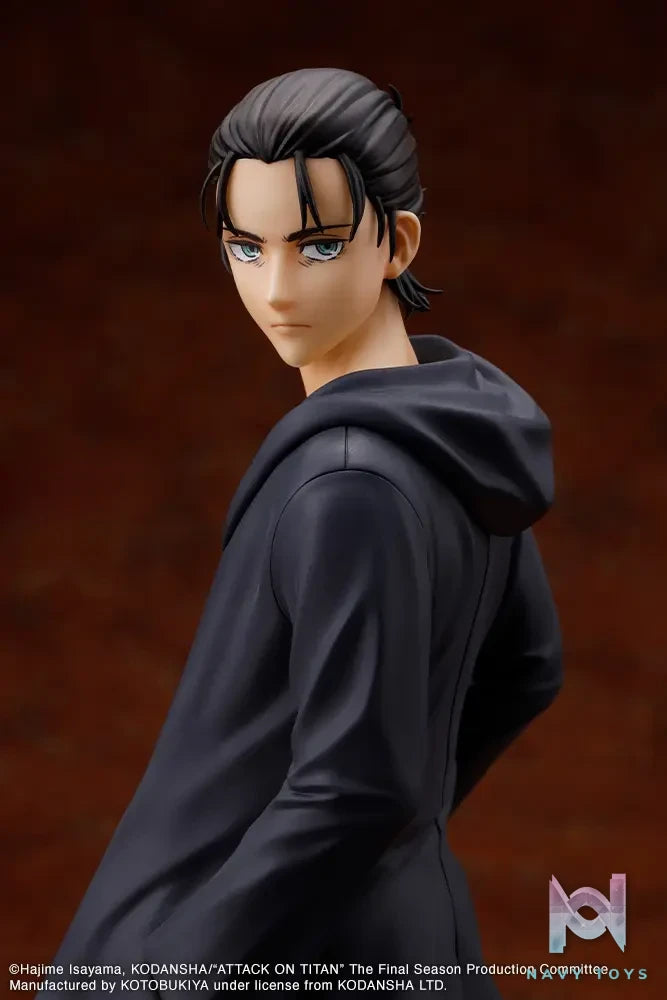 Kotobukiya – OSHI WORKS Attack on Titan The Final Season Eren Yeager The Final Season ver. Complete Figure (Licensed)