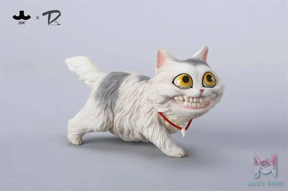 DOUBLE TWO & JXK – Original Urban Legends-Grinning Cat Figurine (Licensed)