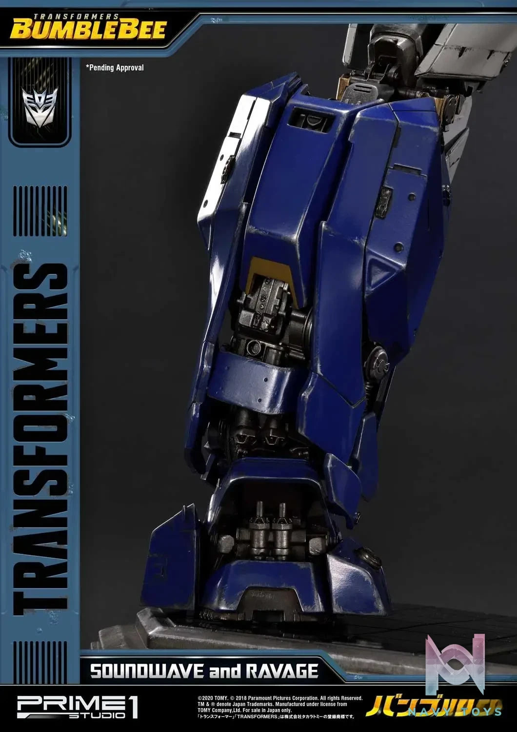 Prime 1 Studio – Museum Masterline Transformers: Bumblebee (Film) Soundwave & Ravage MMTFM-27 MMTFM-27EX (Licensed)