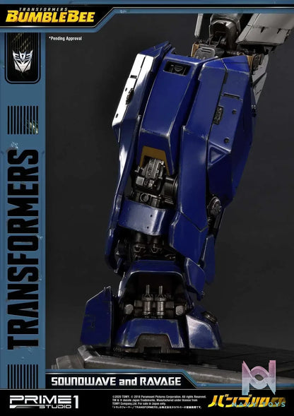 Prime 1 Studio – Museum Masterline Transformers: Bumblebee (Film) Soundwave & Ravage MMTFM-27 MMTFM-27EX (Licensed)