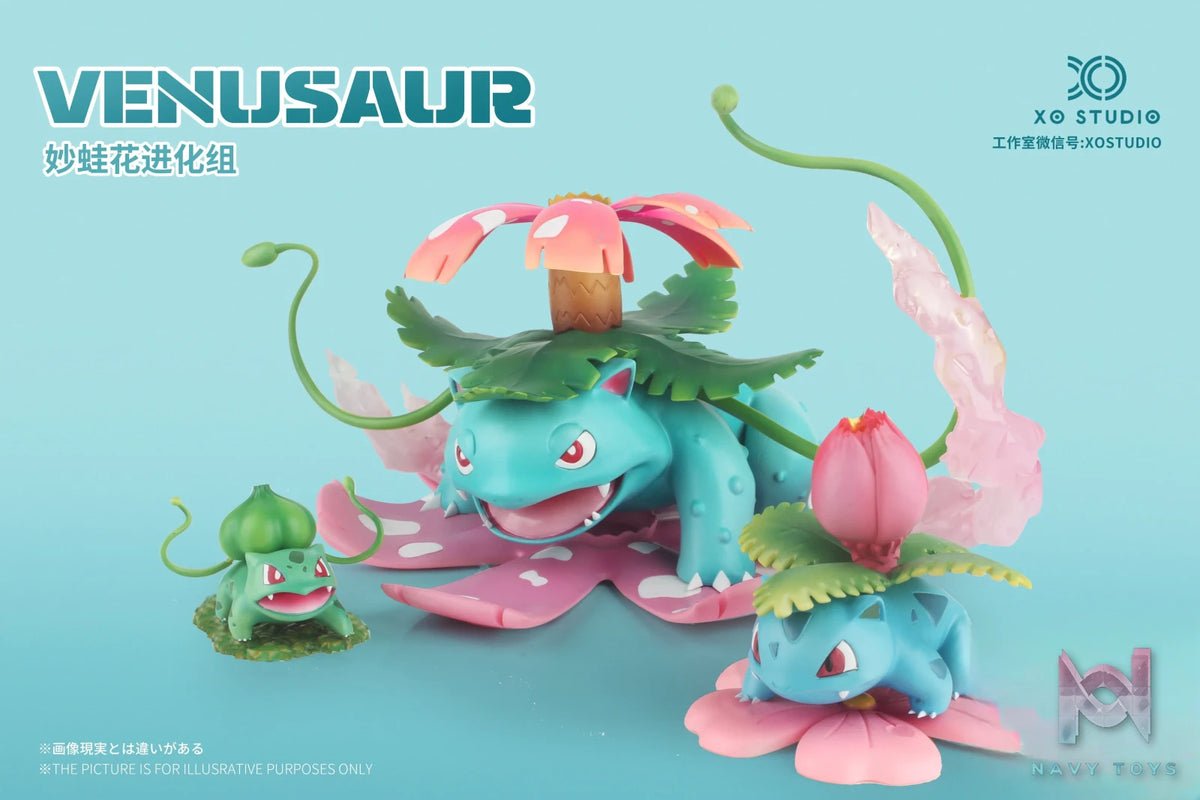 XO Studio – Pokemon 120 Scale World Venusaur Evolution Set