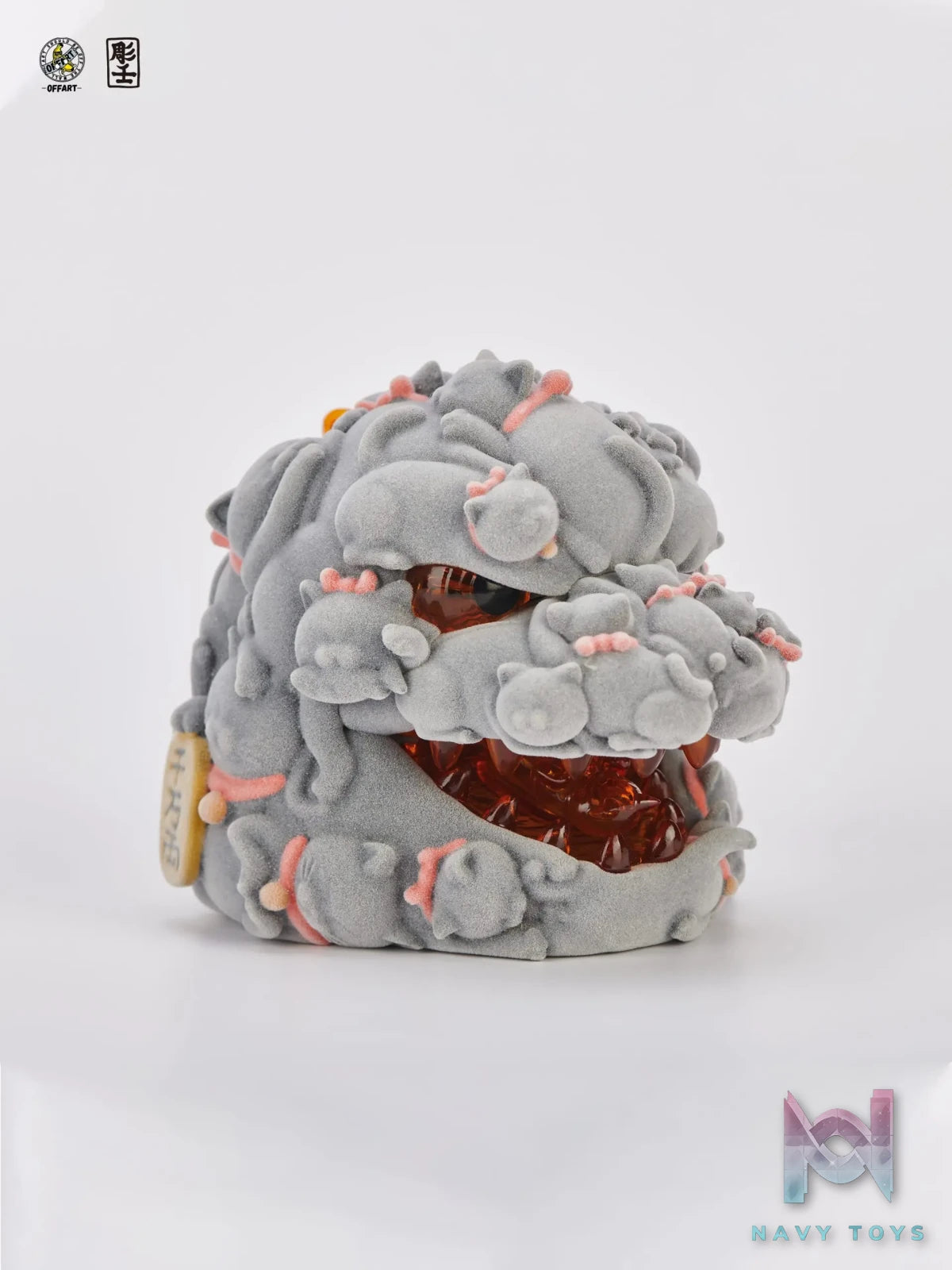 OFFART & A Ren – Flame Hundred Cats Mini – Flocked Version (Licensed)