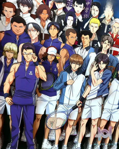 KALA HOME Studio – Prince of Tennis Multiple Characters #01 3D Decorative Painting Prince of Tennis