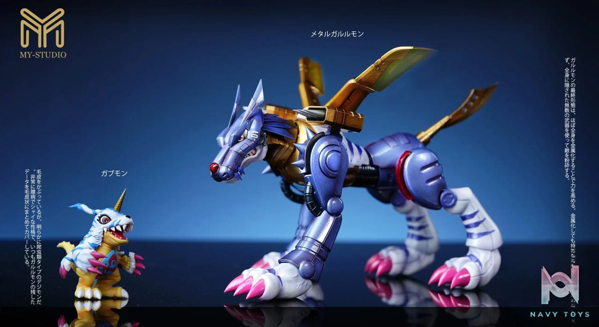 Mine Studio – Digimon Bright and Dark Round 2 – MetalGarurumon & DarkGarurumon